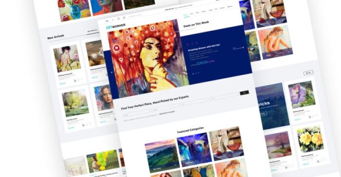 Pekerja Seni - Galeri Online & Portofolio Artis Tema PrestaShop - Fitur Gambar 6