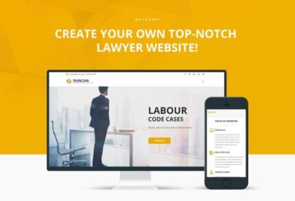 Duncan - Tema WordPress Responsif Perusahaan Pengacara - Fitur Gambar 1