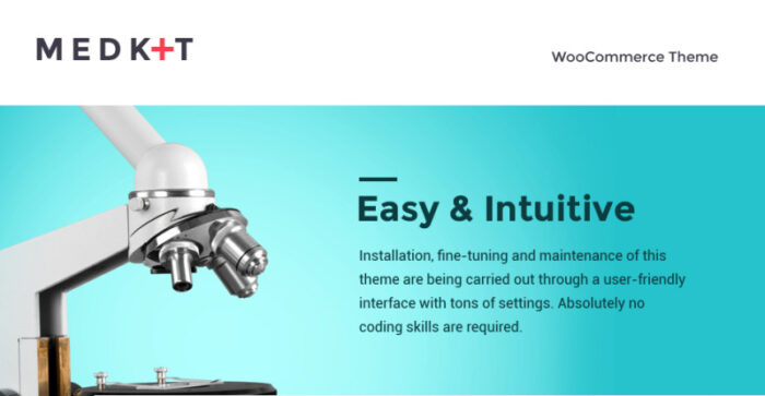 MedKit - Tema WooCommerce Peralatan Medis - Fitur Gambar 1