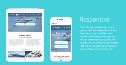 YachTec - Template Joomla Responsif untuk Kapal Pesiar & Sewa Kapal Layar - Fitur Gambar 1