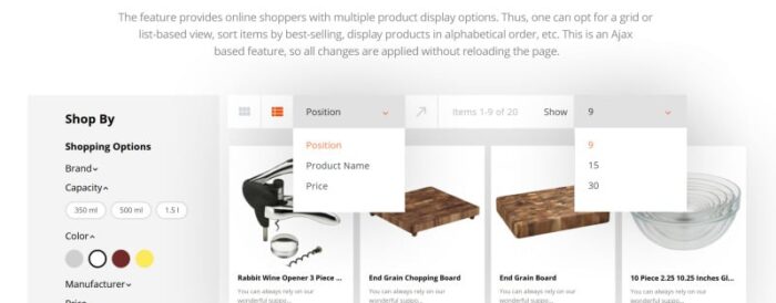 Metiane - Tema Magento Perlengkapan Dapur - Fitur Gambar 9