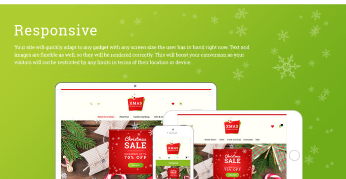 Xmas - Toko Hadiah Natal Tema Magento Responsif - Fitur Gambar 2