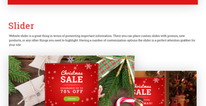 Xmas - Toko Hadiah Natal Tema Magento Responsif - Fitur Gambar 5