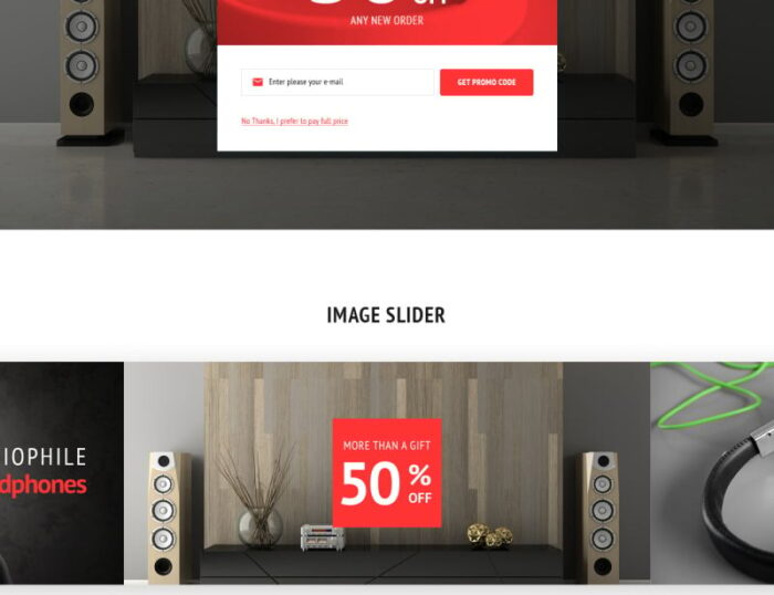 Audionica - Tema Audio Shop Magento - Fitur Gambar 5