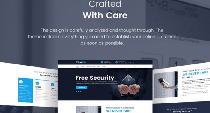 DunCan - Tema WordPress Sistem Keamanan & Layanan Pengawal - Fitur Gambar 9