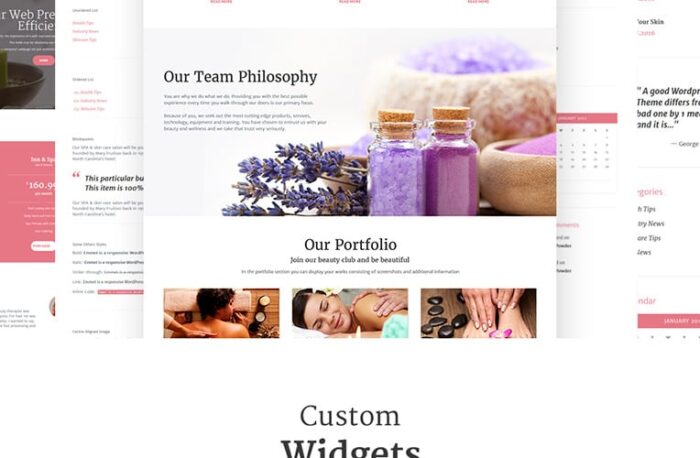 Aphrodite - Tema WordPress Responsif Salon Kecantikan & SPA - Fitur Gambar 7