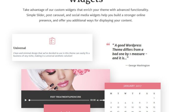 Aphrodite - Tema WordPress Responsif Salon Kecantikan & SPA - Fitur Gambar 8