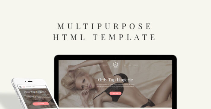 LS - Template Situs Web Responsif Multihalaman Toko Pakaian Dalam Fashion - Fitur Gambar 1