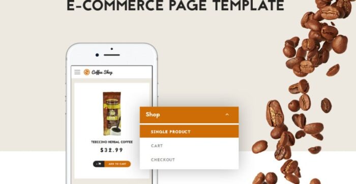 Template Situs Web Multihalaman Kedai Kopi - Fitur Gambar 8