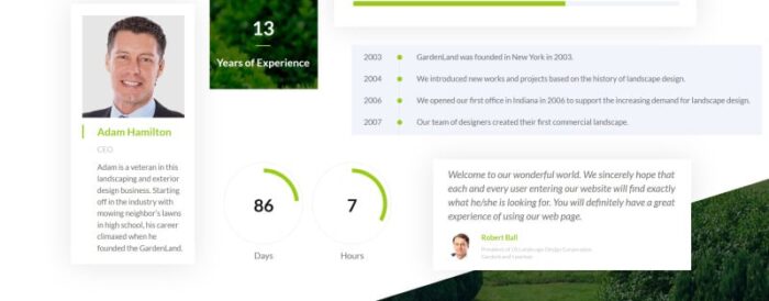 Garden Land - Template Situs Web Multihalaman Desain Eksterior - Fitur Gambar 4