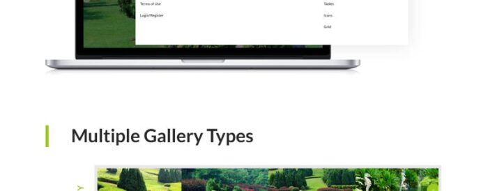 Garden Land - Template Situs Web Multihalaman Desain Eksterior - Fitur Gambar 8