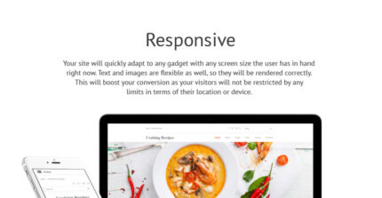 Template Joomla Responsif Resep Masakan - Fitur Gambar 1