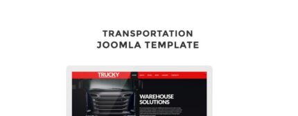 Trucky - Template Joomla Responsif Transportasi - Fitur Gambar 1