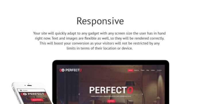 Perfecto - Template Joomla Responsif Hotel Mewah - Fitur Gambar 1