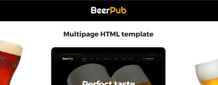 BeerPub - Template Situs Web Multihalaman Makanan dan Restoran - Fitur Gambar 1