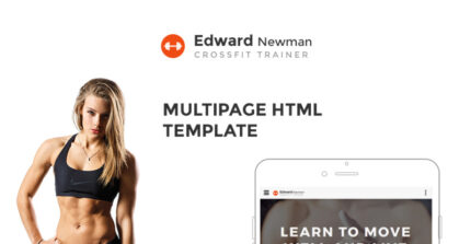 Edward Newman - Template Situs Web Multihalaman Pelatih Crossfit - Fitur Gambar 1