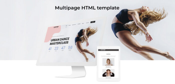 Contemp - Template Situs Web HTML Bootstrap Kreatif Multihalaman Sekolah Tari - Fitur Gambar 2