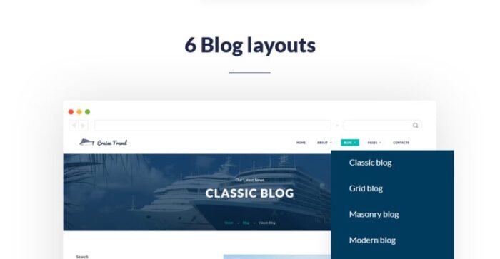 Template Situs Web Multihalaman Agen Perjalanan - Cruise Travel - Fitur Gambar 10