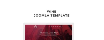 Template Joomla Responsif Wine - Fitur Gambar 1