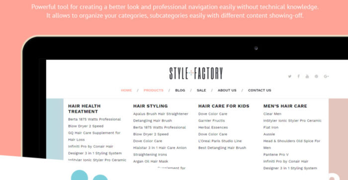 Style Factory - Perawatan Rambut & Penataan Rambut Tema Shopify Responsif - Fitur Gambar 3