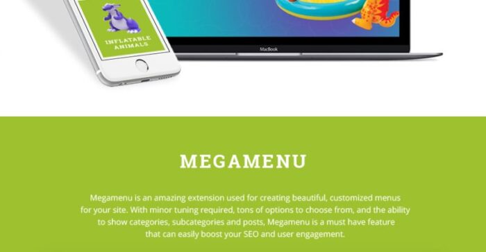 Mainan Tiup Tema Magento - Fitur Gambar 4