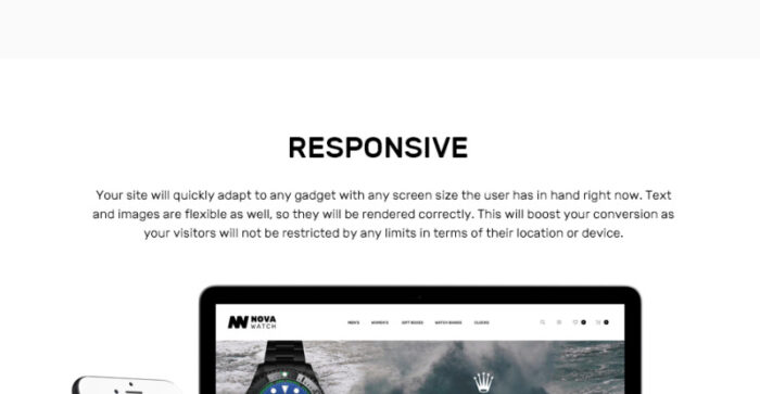 NovaWatch - Tema Magento Responsif Toko Jam Tangan - Fitur Gambar 3