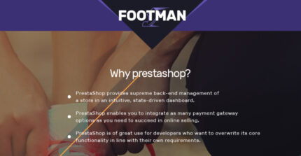 Footman - Tema PrestaShop Toko Sepatu Kets - Fitur Gambar 1