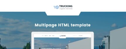 Template HTML Situs Web Layanan Logistik & Transportasi Truk - Fitur Gambar 1