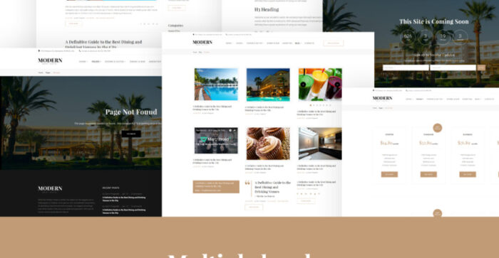 Modern - Template Situs Web Multihalaman Responsif Hotel Woods - Fitur Gambar 8