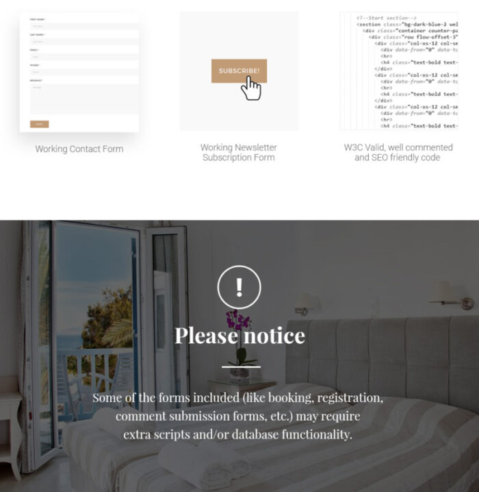 Modern - Template Situs Web Multihalaman Responsif Hotel Woods - Fitur Gambar 13