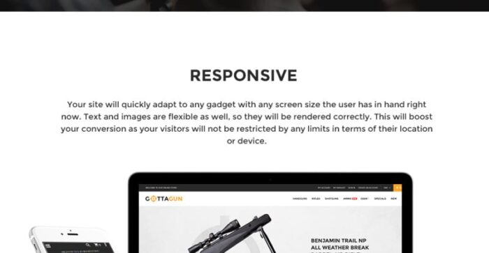 GottaGun - Tema Magento Gun Shop - Fitur Gambar 3