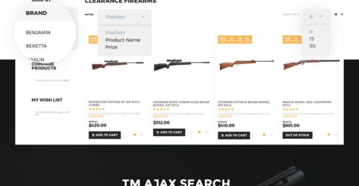 GottaGun - Tema Magento Gun Shop - Fitur Gambar 11