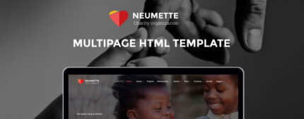 Neumette - Template Situs Web HTML5 untuk Organisasi Amal - Fitur Gambar 1