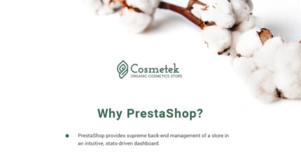 Cosmetek - Toko Kosmetik Organik Tema PrestaShop - Fitur Gambar 1