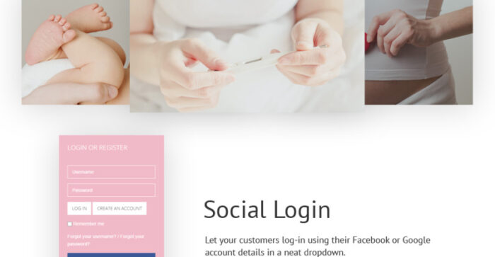 Template Joomla Responsif untuk Bayi Baru Lahir - Fitur Gambar 3
