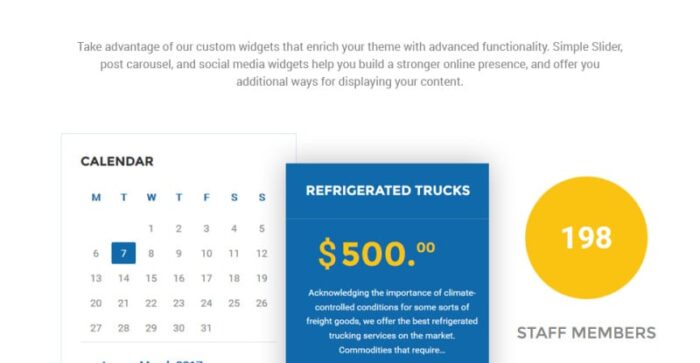 FastWay - Tema WordPress Responsif Perusahaan Transportasi - Fitur Gambar 12