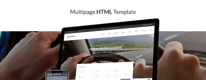 Guardian - Template Situs Web HTML Multihalaman Perusahaan Penyewaan Mobil Responsif - Fitur Gambar 1