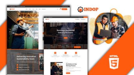 Template Situs Web HTML5 Toko Alat Konstruksi Indop - Fitur Gambar 1