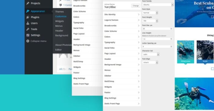 NavyBlue - Tema WordPress Responsif Klub Selam Skuba - Fitur Gambar 13