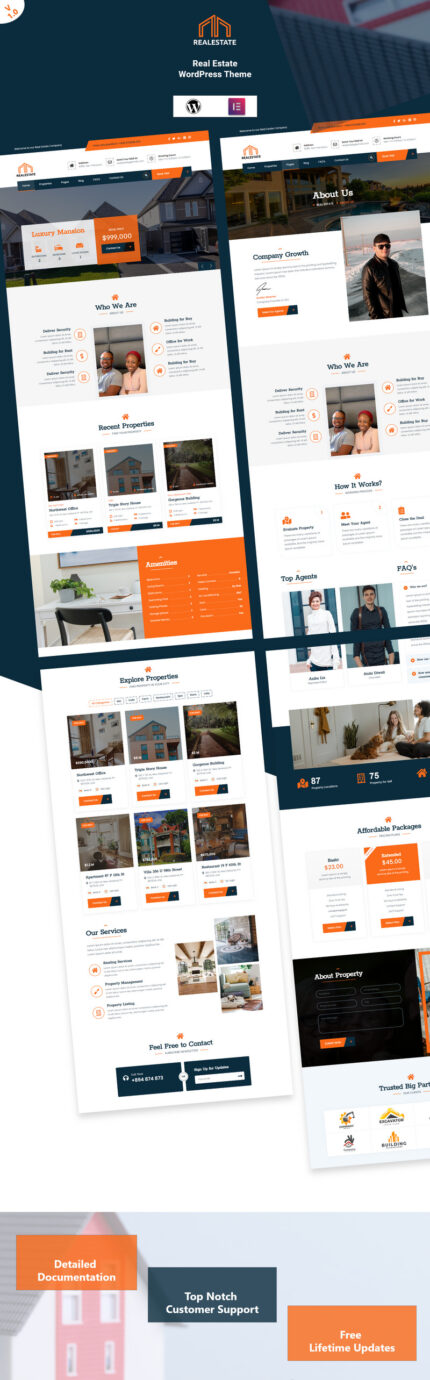 RealEstate - Tema WordPress Real Estate - Fitur Gambar 1