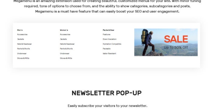 MountainLife - Climber's Gear Magento Theme - Fitur Gambar 4