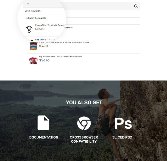 MountainLife - Climber's Gear Magento Theme - Fitur Gambar 8