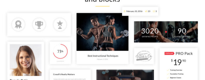 Crossclub - Template Situs Web Multihalaman Responsif Binaraga & Crossfit - Fitur Gambar 3