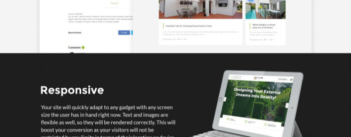 Template Situs Web Responsif Clark Exterior Design - Fitur Gambar 11