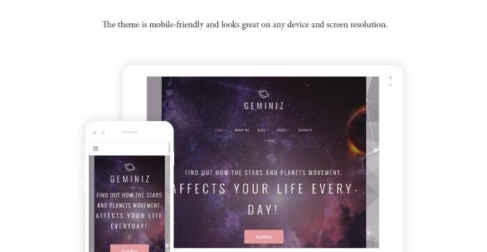 Tema WordPress Geminiz - Blog Astrologi - Fitur Gambar 12