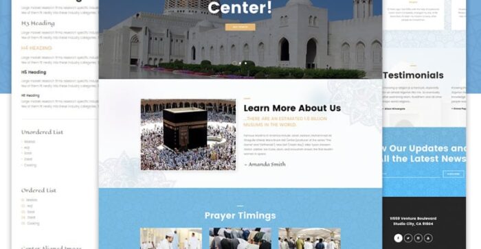 Akhmada - Tema WordPress Islamic Center - Fitur Gambar 10