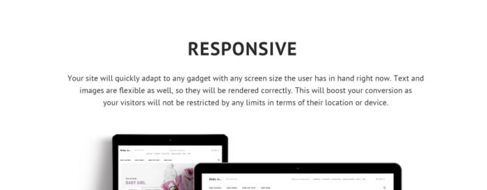 Babyis - Tema Magento Responsif Toko Pakaian Bayi - Fitur Gambar 4