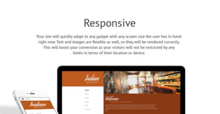 Template Joomla Responsif Restoran India - Fitur Gambar 1