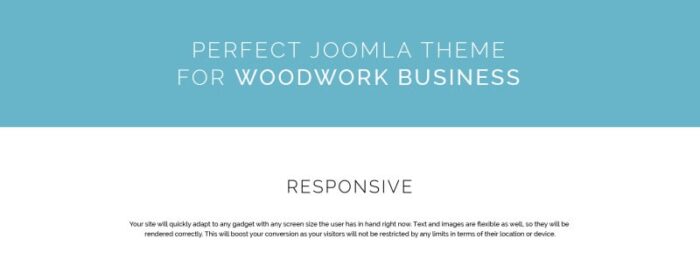 Template Joomla Responsif Crafts - Fitur Gambar 1