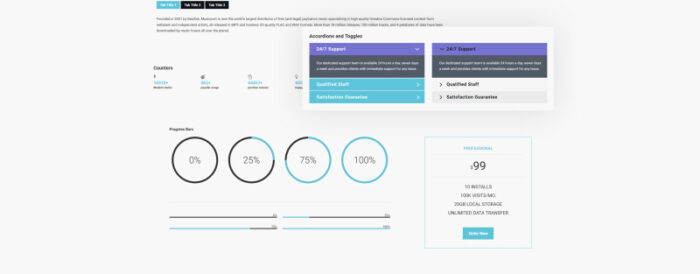 Template Joomla Responsif Portal Musik - Fitur Gambar 4